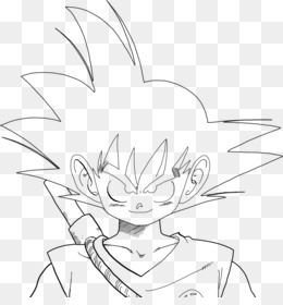 Download Goku Ssj Blue Fnf Lastimado Lineart By Darcles297 Gt - Goku Em  Preto E Branco - Full Size PNG Image - PNGkit